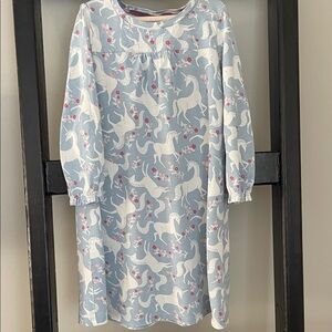 Mini Boden girls unicorn pajamas size 3-4Y